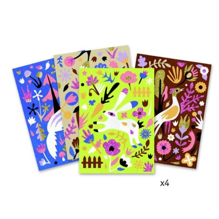 Picture with sand "Forest of Wonders", 11 flowers-2