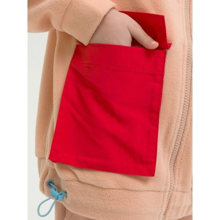 Jacket for girls, height 110 cm, peach color-4