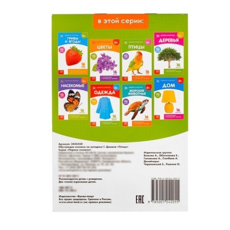 Educational cards of Doman "Birds", on the paperwork, 20 p.-3