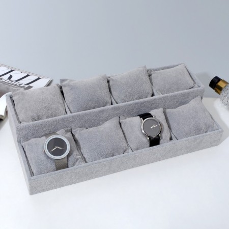 Catch for watches, bracelets, phlock, 8 seats, 33 × 16 × 3.5 cm, color gray color-1