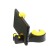 Torso-chuckle, on a headrest with a phone holder