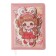 Gift notebook, A6+, 100 sheets, color block, PVC cover, "Anime", mix