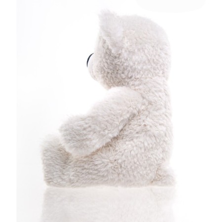 Soft Gulliver toy "Bear", sedentary, white color, 24 cm-3