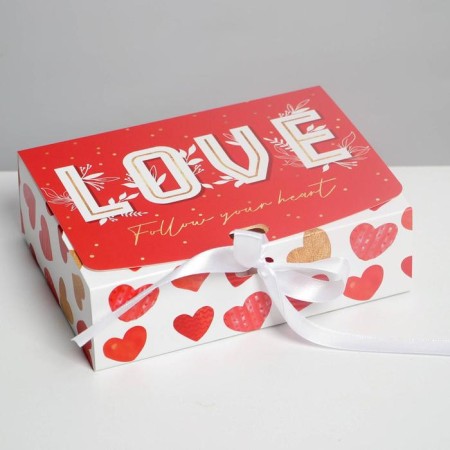 Gift folding box, packaging, “Love”, 16.5 x 12.5 x 5 cm-1