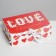 Gift folding box, packaging, “Love”, 16.5 x 12.5 x 5 cm