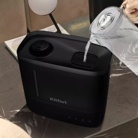 Air humidifier KitFort KT-2884, Ultrasound, 22 W, 4 l, up to 30 m2, black-6