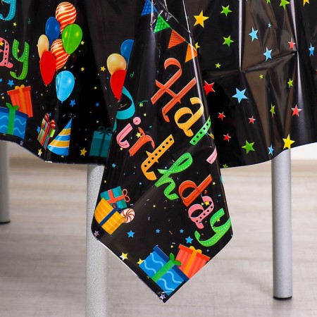 Grinding “Happy Birthday”, 137 × 183 cm, black-2