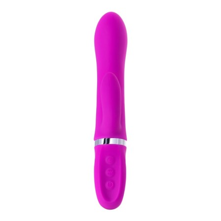 A vibrator with a clitoral stimulator of Jos Joly, Wow-mode, fuchsia, 19.6 cm-1