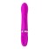 A vibrator with a clitoral stimulator of Jos Joly, Wow-mode, fuchsia, 19.6 cm