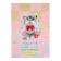 A5 sketchbook, 80 sheets of a “cat with a bow”, solid cover, matte lamination, tinted block 100g/m²