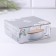 Porcelain Bank for bulk products Bellatenero “Leaves”, 450 ml, D = 15 cm, white color
