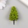 Artificial plant for creativity plastic "spruce" light green 6 cm