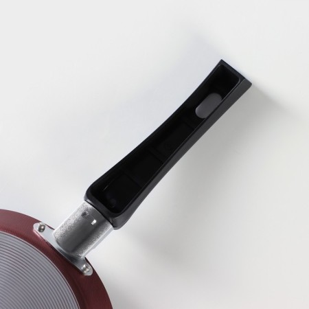 Pancake pan “hit”, d = 18 cm, plastic handle, anti -stick coating, black color-3