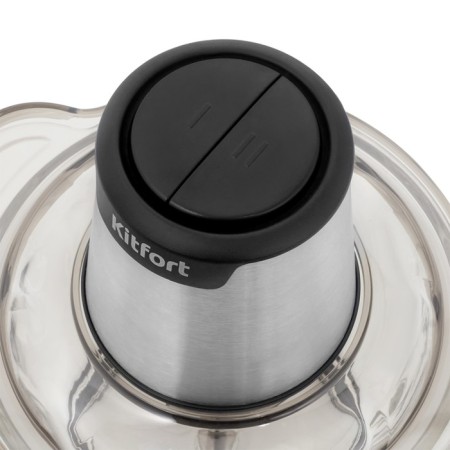 Grinder KitFort KT-3012, plastic, 400 watts, 2.5 l, 1 speed, metallic-2