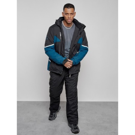 Male ski suit, size 50, black color-15