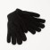 Gloves female thermo, black color, size 7-8