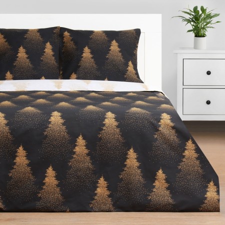 Ethel Bedding Ethel Golden Christmas 200x217 cm, 220x240 cm, 70x70 cm - 2 pcs, calico-5