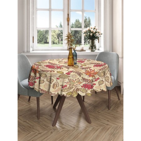 The tablecloth “Gifts of autumn”, round, Saten, d = 150 cm-2
