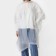 Rawland adult poncho “Go to...”, oversize, 44-52, 97 x 120 cm, white color