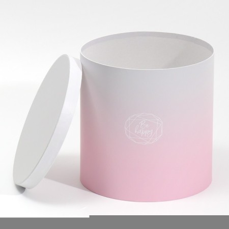 Set of round boxes 5 in 1, gift packaging, Panton 08, 23 x 23 x 25 - 15 x 15 x 15 cm-5