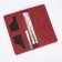 Women's wallet on magnets, red color