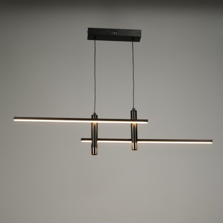 Lamp with DDD "Montana" LED 30W 3000-6000K black and gold 91x7x21 cm-1