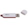 Silicon Power 64GB Luxmini 320 SP064GBUF2320V1W USB2.0 White flash drive