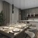 DK4045-BK suspended lamp with a decorative neckline for a changing lamp Aero, IP20, 15W, LED, GU10,