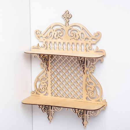 Decorative shelf, 53x38x12.5 cm