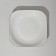 Porcelain square “Golden Line”, 18 × 3.5 cm, white color