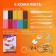Plastic-polymer clay baked set, Brauberg, 10 colors x 20 g, with accessories