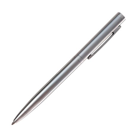 Switching handle, 1.0 mm, BrunovisConti firenze, blue rod, metal case Soft Touch silver, in case-1