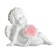 Figure "Angel with a sedentary heart" 12x11cm