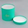 Gift box, with embossing "Love", green 21*21*21*cm