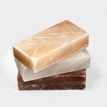 Brick made of Iranian mountain salt, 20x10x5 cm, color mix 1sort-2