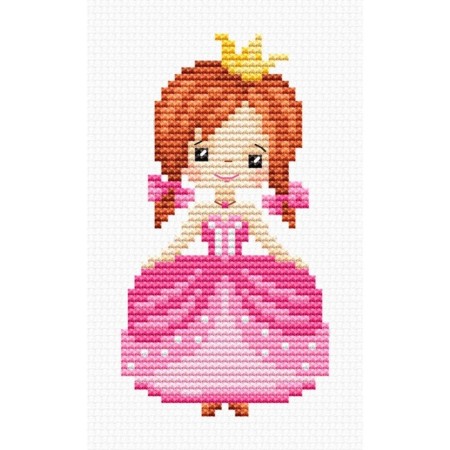 Set for embroidery with the counting cross "Princess"
