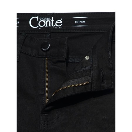 Women's jeans modeling CONTE ELEGANT SKINNY, size XS, DEEP Black color-6
