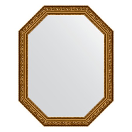 Mirror in the baguette frame, vignette aged gold 56 mm, 55x70 cm