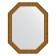 Mirror in the baguette frame, vignette aged gold 56 mm, 55x70 cm