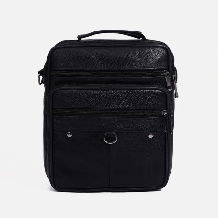 Male bag, black color-1