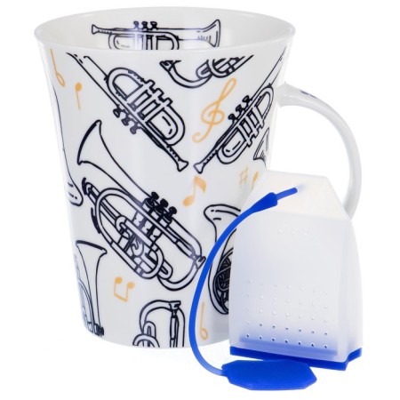 Mug with a strainer Balsford “Gift Time - Miracles Time!”, 380 ml, color mix-2