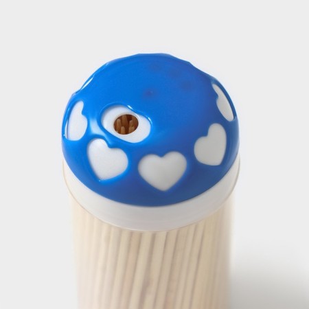 Toothpicks of the “heart”, 190 pcs, color mix-3