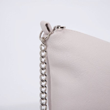 Cross-Bodi Bag on a zipper, beige color-3