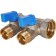 Collector Stout SMB 6211 341202, 1/2 ", 2 exits, with ball valves 3/4", blue pens
