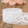 Knitted lace, 50 mm × 10 ± 1 m, white color