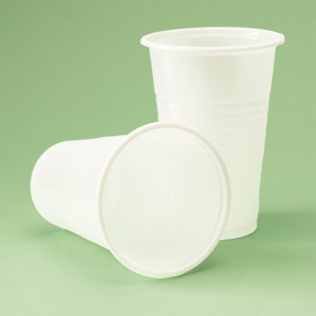 A single -plastic glass glass "white" 200 ml-1