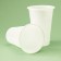 A single -plastic glass glass "white" 200 ml