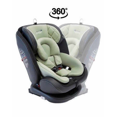 AMAROBABY ST-3, ISOFIX class D, group 0+/1/2/3, Khaki Color-6