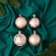 Set of balls plastic D-5.5 cm, 4 pcs "Winter Fairy Tale" Curls, Pink
