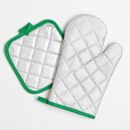 Kitchen set of the share "Lovely Life": a take -off 17x17 cm, mittens 26x16 cm, 100% p/e-2
